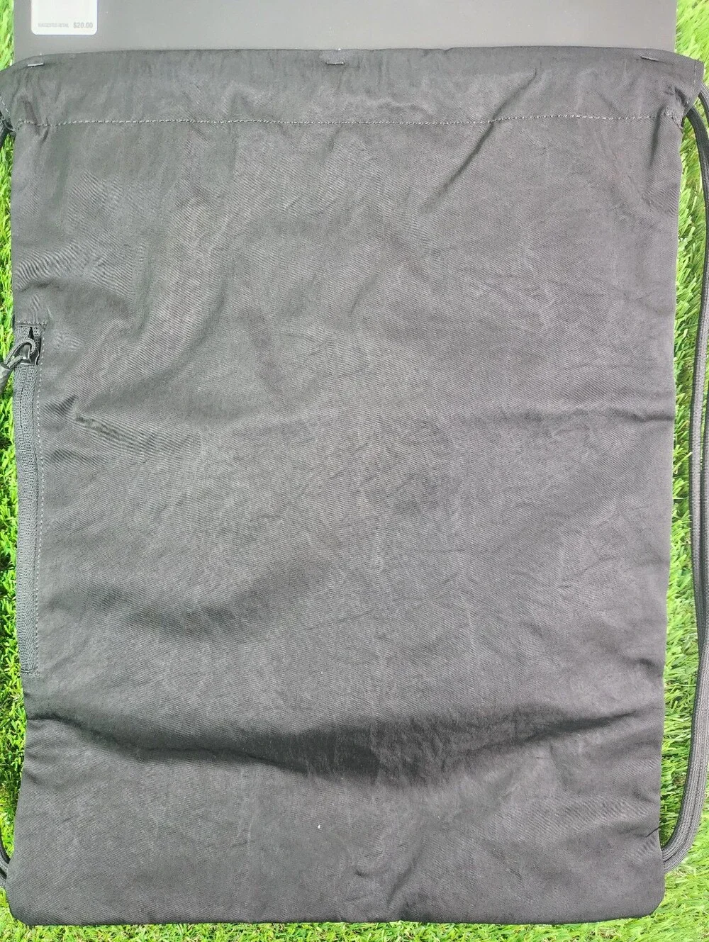 NIKE AIR JORDAN JUMP-MAN STITCHED LOGO DRAWSTRING SACK BACKPACK BLACK BRAND NEW!